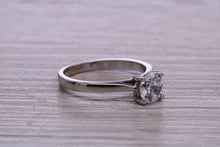 Load image into Gallery viewer, One Carat Certified Diamond set Platinum Solitaire