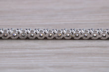 Load image into Gallery viewer, Two carat Diamond set 18ct White Gold Tennis bracelet