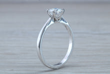 Load image into Gallery viewer, 1.25ct Platinum Diamond Solitaire. Forever One grade Moissanite Diamond