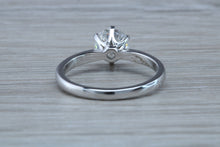 Load image into Gallery viewer, 1.25ct Platinum Diamond Solitaire. Forever One grade Moissanite Diamond