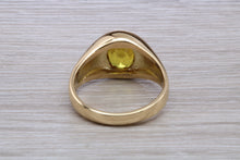 Load image into Gallery viewer, 3.50 carat Natural Yellow Sapphire 18ct Yellow Gold Ring