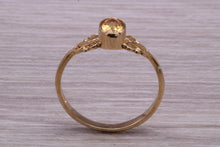 Load image into Gallery viewer, Petite Citrine set Yellow Gold Ring