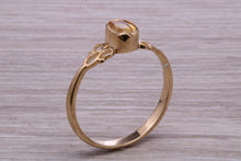 Load image into Gallery viewer, Petite Citrine set Yellow Gold Ring