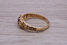 Load image into Gallery viewer, Multi Gemstone set Yellow Gold Ring