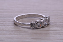 Load image into Gallery viewer, Traditional One carat Moissanite Diamond Eternity Ring