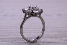 Load image into Gallery viewer, Two carat Seven Stone Moissanite Diamond Cluster Ring