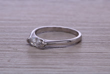 Load image into Gallery viewer, Marquise cut One carat Moissanite Diamond set Platinum Solitaire