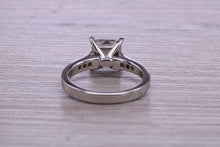 Load image into Gallery viewer, One carat Moissnaite Diamond and Natural Diamond set Ring