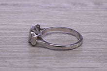 Load image into Gallery viewer, 1.50ct Moissanite Diamond Trilogy set Platinum Ring
