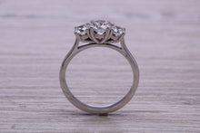 Load image into Gallery viewer, One carat Traditional Diamond set Trilogy Ring, Graduating Round cut Diamonds