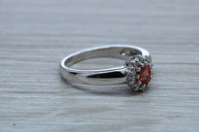 Load image into Gallery viewer, Petite Ruby and Diamond Cluster Ring
