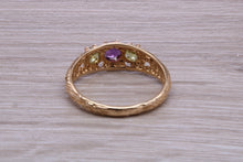 Load image into Gallery viewer, Multi Gemstone set Yellow Gold Ring