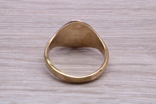 Load image into Gallery viewer, Chunky 18ct Gold Prince of Wales Feathers Signet Ring