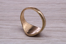 Load image into Gallery viewer, Chunky 18ct Gold Prince of Wales Feathers Signet Ring