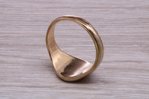 Chunky 18ct Gold Prince of Wales Feathers Signet Ring