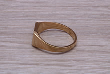 Load image into Gallery viewer, Rectangle Yellow Gold Signet Ring