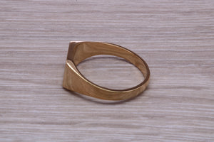 Rectangle Yellow Gold Signet Ring