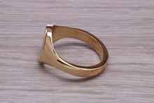 Load image into Gallery viewer, Chunky Oval Yellow Gold Signet Ring, Made from Solid Cast Gold, British Hallmarked
