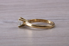 Load image into Gallery viewer, D Colour One Carat GIA Certified Diamond set 18ct Yellow Gold Solitaire