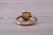 Load image into Gallery viewer, Cabochon cut Citrine set Rose Gold Ring