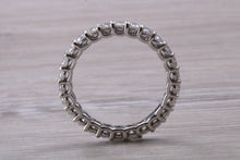 Load image into Gallery viewer, Stunning One carat Full Circle set Platinum Diamond Band