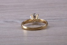 Load image into Gallery viewer, D Colour One Carat GIA Certified Diamond set 18ct Yellow Gold Solitaire