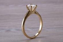 Load image into Gallery viewer, D Colour One Carat GIA Certified Diamond set 18ct Yellow Gold Solitaire