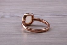 Load image into Gallery viewer, Cabochon cut Moonstone set Rose Gold Ring