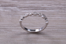 Load image into Gallery viewer, Diamond set Platinum or Yellow Gold Band