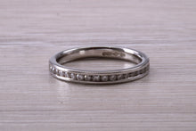 Load image into Gallery viewer, Quarter carat Diamond set Platinum Band