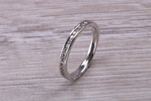 Load image into Gallery viewer, Quarter carat Diamond set Platinum Band