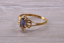 Load image into Gallery viewer, Dainty Blue Sapphire Ring