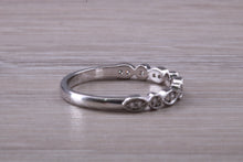 Load image into Gallery viewer, Diamond set Platinum or Yellow Gold Band