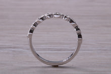 Load image into Gallery viewer, Diamond set Platinum or Yellow Gold Band
