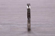 Load image into Gallery viewer, Quarter carat Diamond set Platinum Band