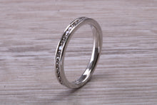 Load image into Gallery viewer, Quarter carat Diamond set Platinum Band