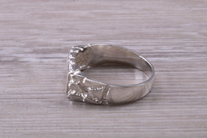 Diamond set Signet Ring