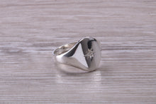 Load image into Gallery viewer, Very Dainty Diamond set Signet Ring