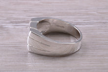 Load image into Gallery viewer, Chunky Diamond set Signet Ring