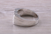 Load image into Gallery viewer, Chunky Diamond set Signet Ring