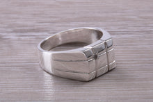 Load image into Gallery viewer, Chunky Diamond set Signet Ring