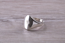 Load image into Gallery viewer, Very Dainty Diamond set Signet Ring