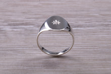 Load image into Gallery viewer, Very Dainty Diamond set Signet Ring