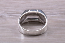 Load image into Gallery viewer, Chunky Diamond set Signet Ring