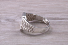 Load image into Gallery viewer, Watch Strap Style Diamond set Signet Ring
