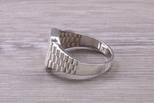 Load image into Gallery viewer, Watch Strap Style Diamond set Signet Ring