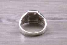 Load image into Gallery viewer, Watch Strap Style Diamond set Signet Ring