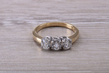 Load image into Gallery viewer, 1.25 carat Traditional Diamond Trilogy Ring