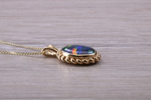 Load image into Gallery viewer, Very Fiery Natural Opal Necklace