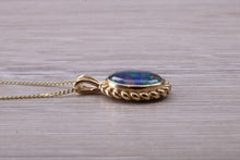 Load image into Gallery viewer, Very Fiery Natural Opal Necklace